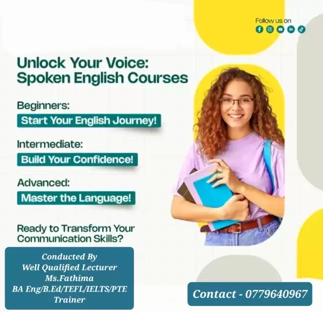 FAST SPOKEN ENGLISH COURSES FOR LADIES