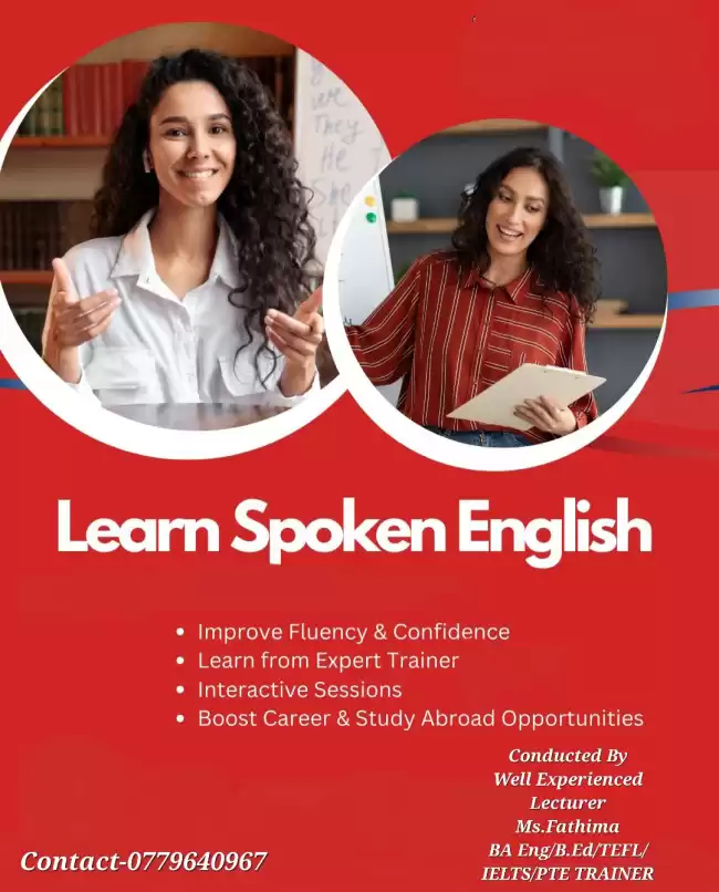 Fast Track Spoken English Course for Ladies