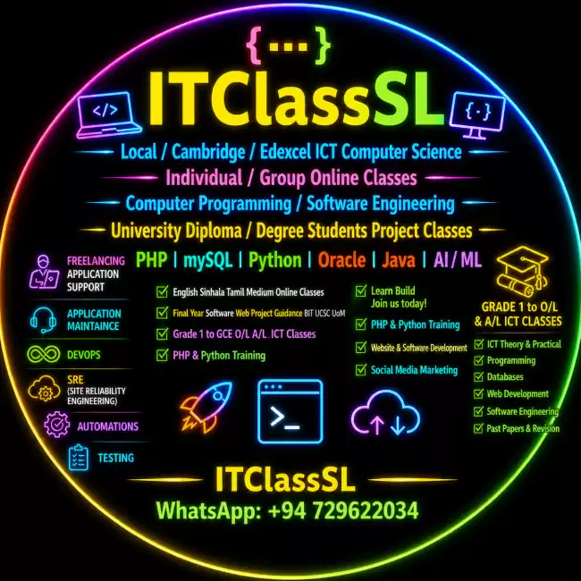 FIT for BIT UCSC | Foundation in Information Technology Tamil English Sinhala Medium Online Classes