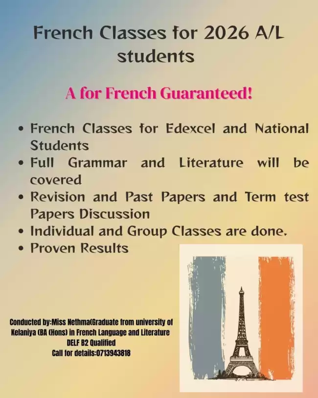 French classes from grade 3 to 13