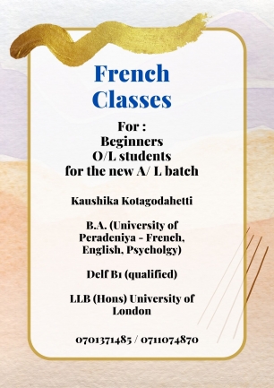 French classes (Online and Physical)
