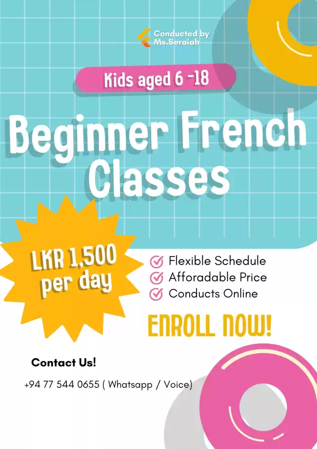 FRENCH for Beginners (Kids Aged 6-18)