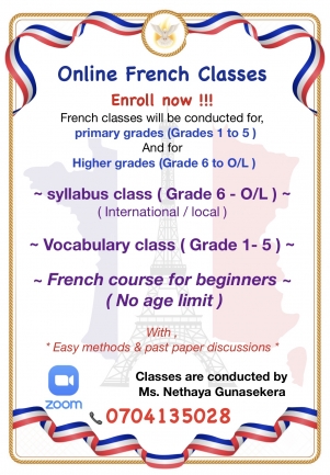 French International and local syllabus