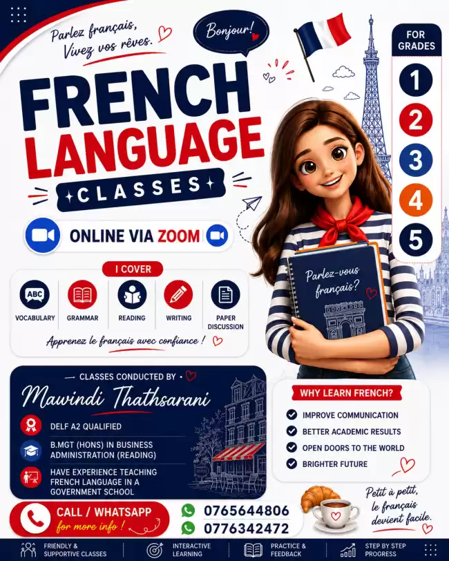 French Language Classes🇫🇷