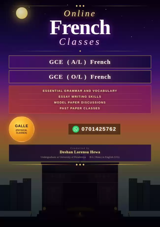 French O/L and A/L Classes