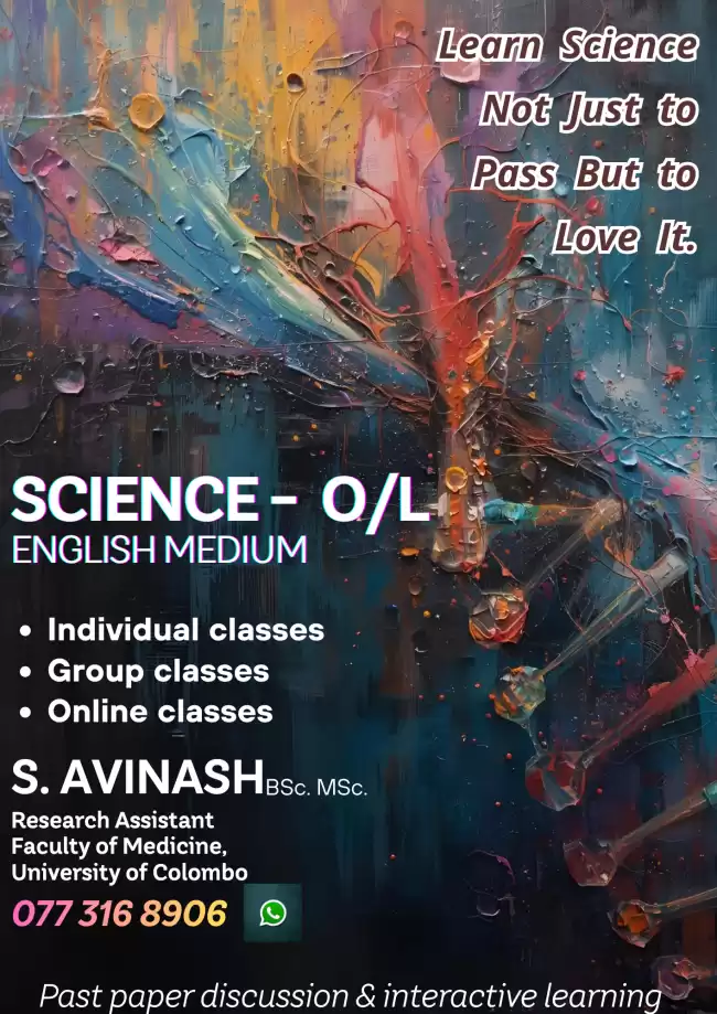 G.C.E O/L Science Class