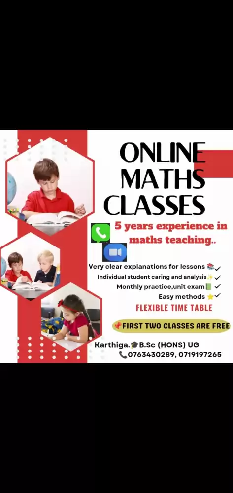 GCE O/L MATHS PAST PAPER CLASSES in English medium and tamil medium