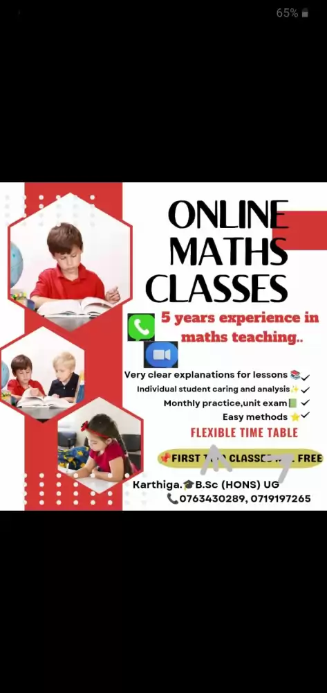 GCE O/L MATHS PAST PAPER CLASSES (Starts September19th Thursday) FOR ENGLISH MEDIUM AND TAMIL MEDIUM