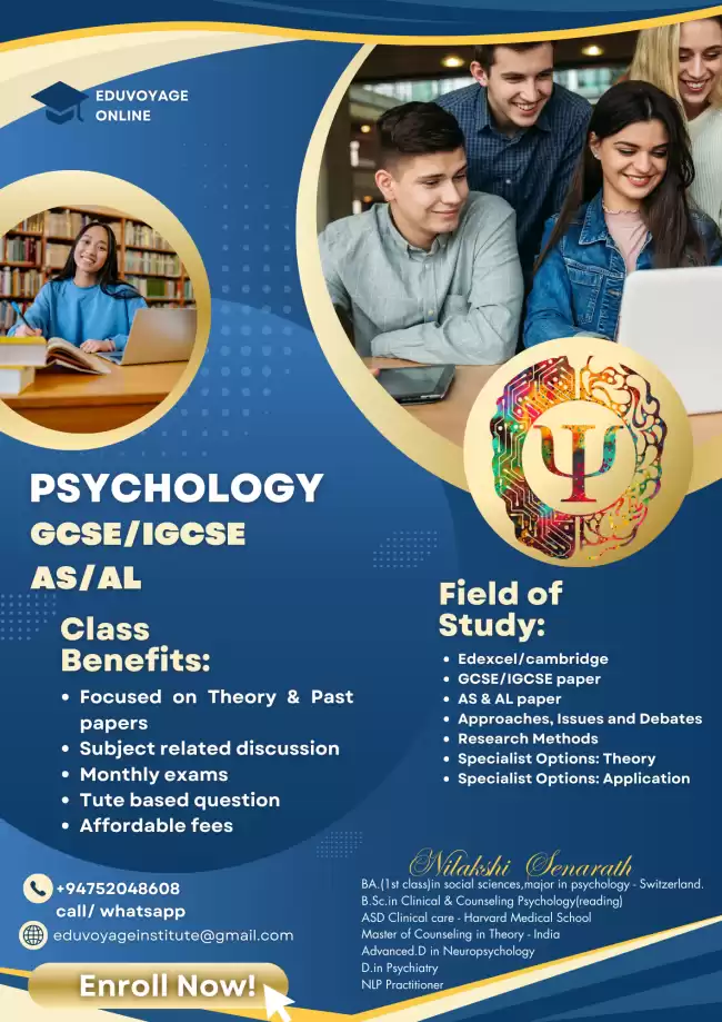 GCSE/IGCSE AS/AL Psychology class