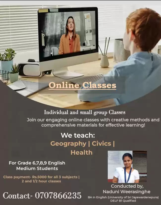 Geography, Civics,Health Online Classes