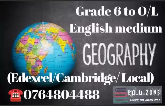 Geography Classes- English Medium (Grade 3-O/L) for Edexcel, Cambridge & National curriculum