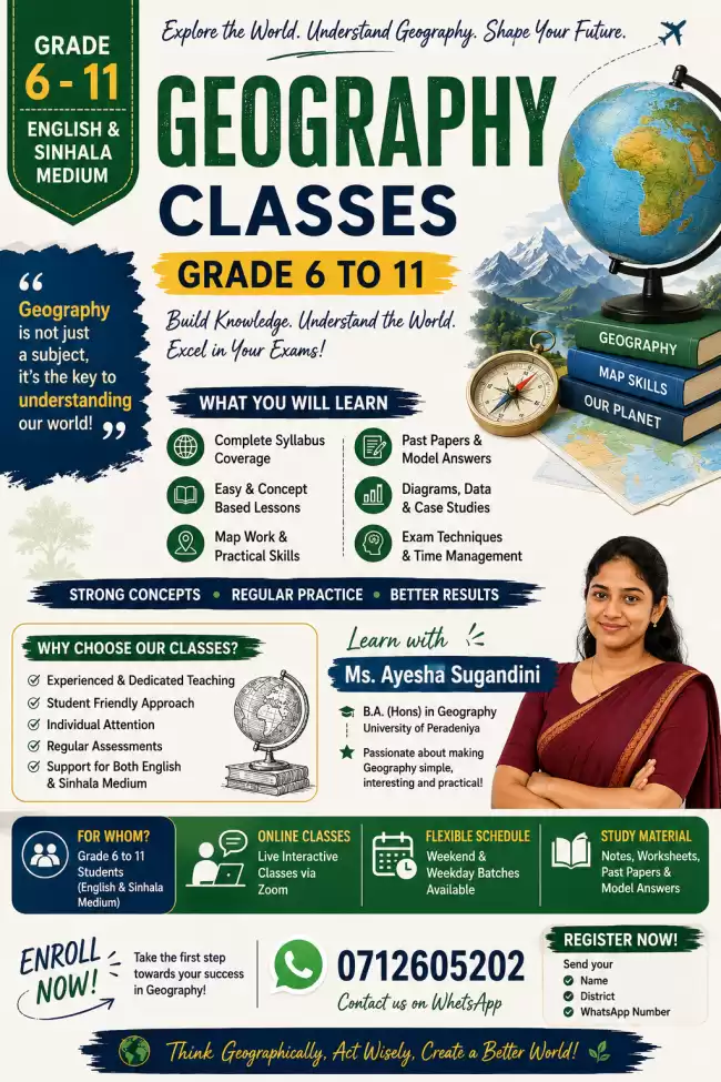geography (grade 6- 11)