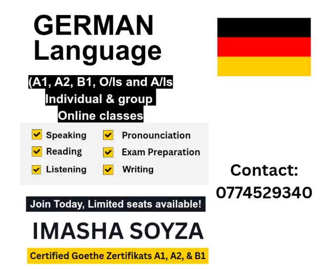 German Classes – A1, A2, B1 | O/L & A/L