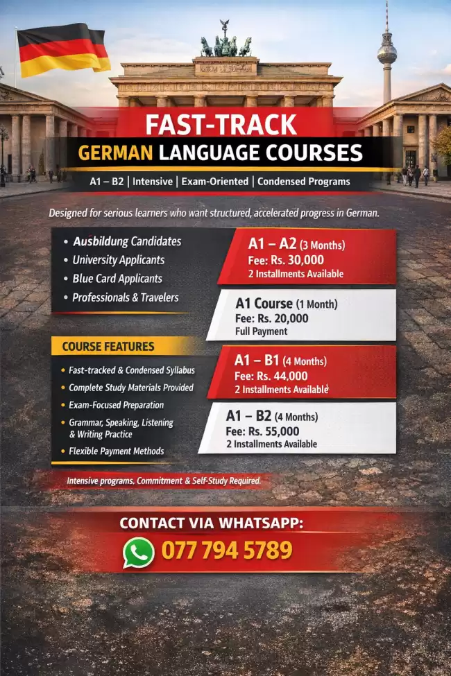 German Courses for all!