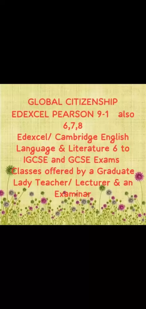 Global Citizenship Edexcel 9-1 and Edexcel/ Cambridge English Language & Literature