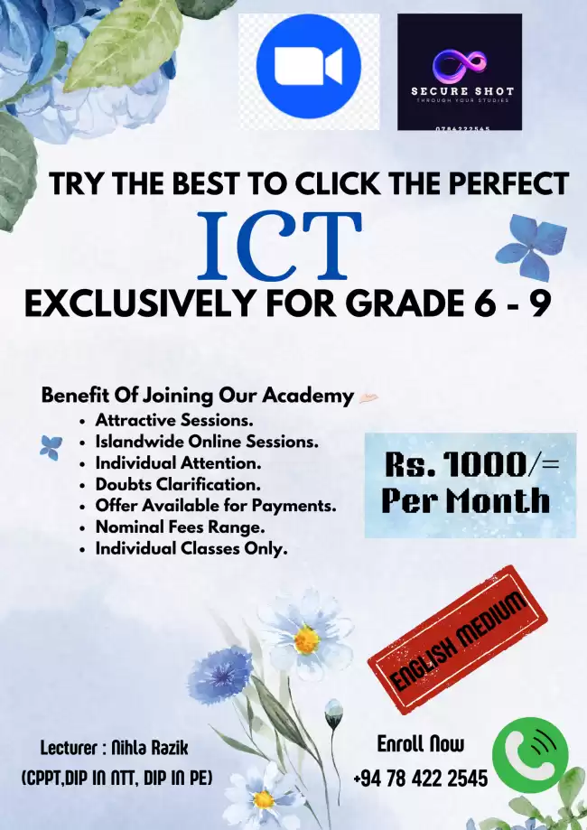 Gr 6 - 9 ICT Class