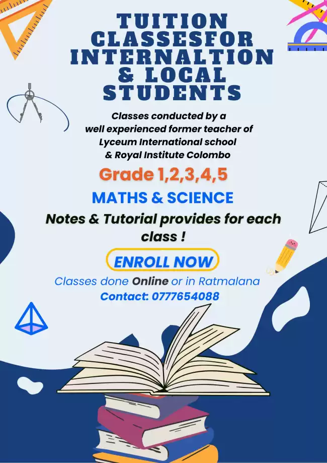 Grade 1-4 Maths/Science and ENV Classes