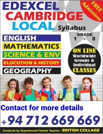 Grade 1 to 8 Edexcel and Cambridge syllabus classes