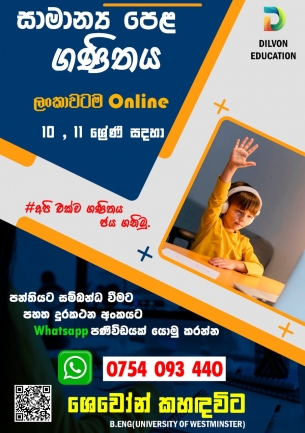 Grade 10 & 11 Maths Online Class