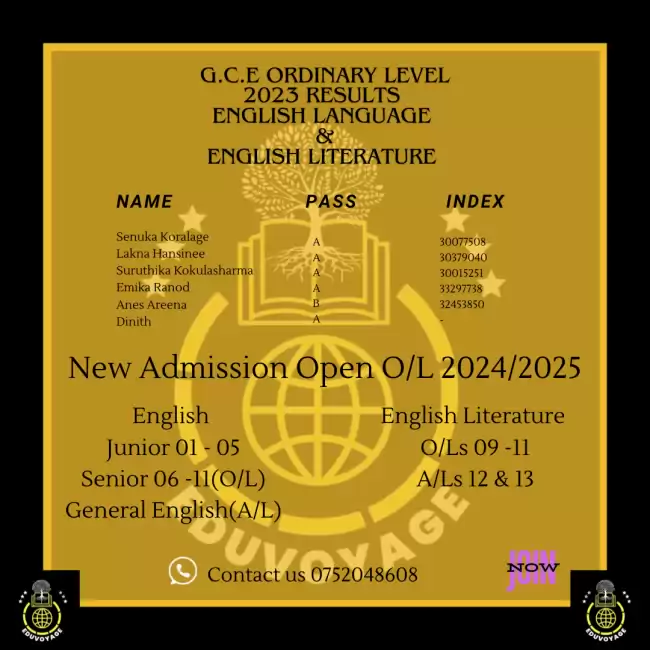 Grade 10 & 11(O/L) English Class