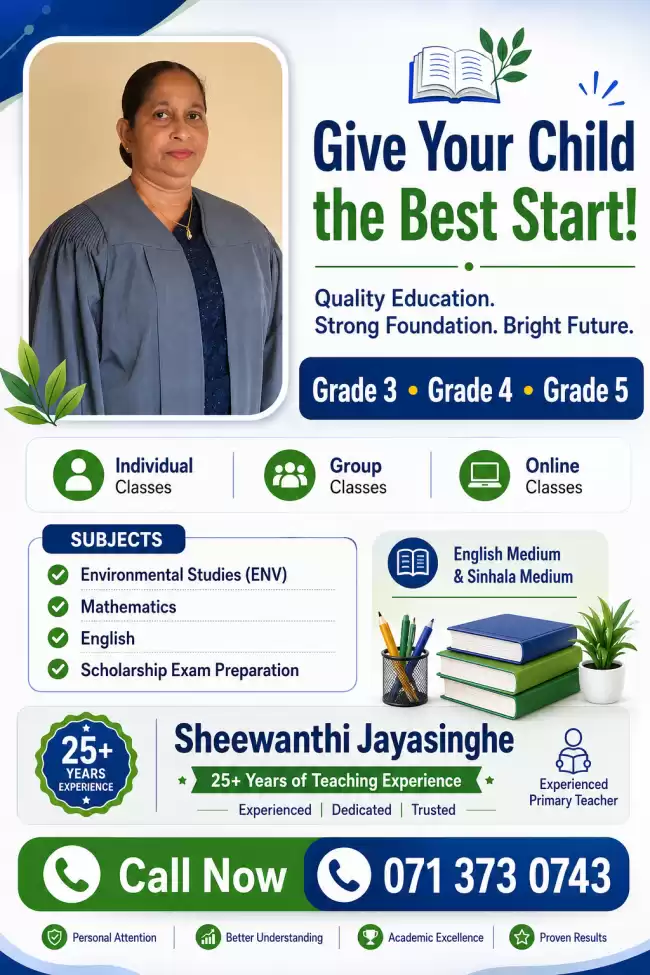 Grade 3,4,5 Maths | English | Environmental Studies | Scholarship Preparation