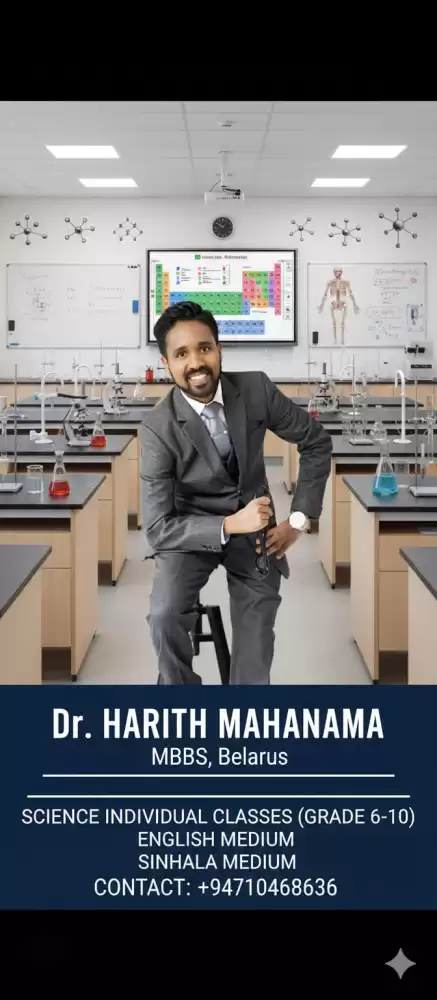 Grade 6-10 Science English and Sinhala Medium.Your Science Success Starts Here!