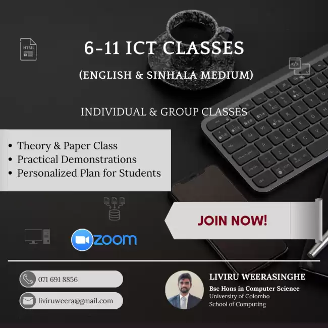 Grade 6- 11 ICT