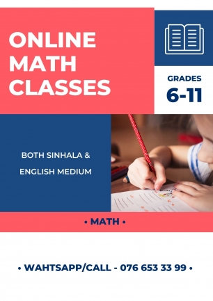 GRADE 6-11 MATHS - ENGLISH MEDIUM