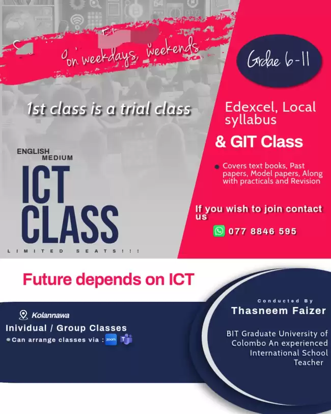 GRADE 6 - 11 (National, Cambridge & Edexcel Syllabus)