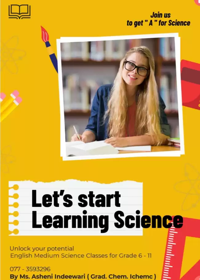Grade 6 - 11 Science Classes