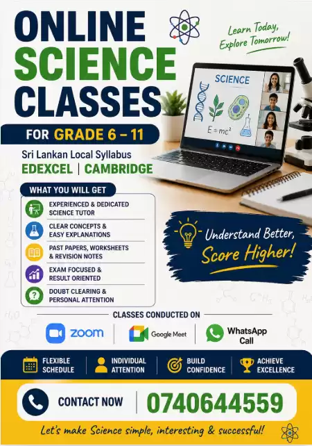 📚 Grade 6–11 Science Classes | Local, Cambridge & Edexcel