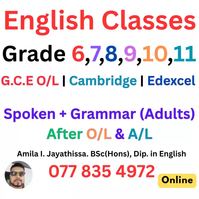 🌈 Grade 6,7,8,9,10,11 English Online Classes - Local Syllabus | Edexcel | Cambridge | Spoken + Grammar(Adults)🌈