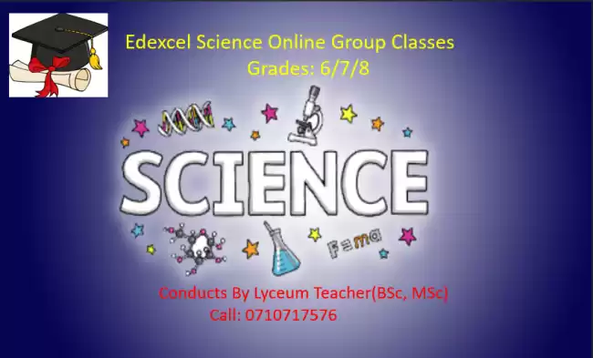 Grade 6/7/8 Science Edexcel -Onlne