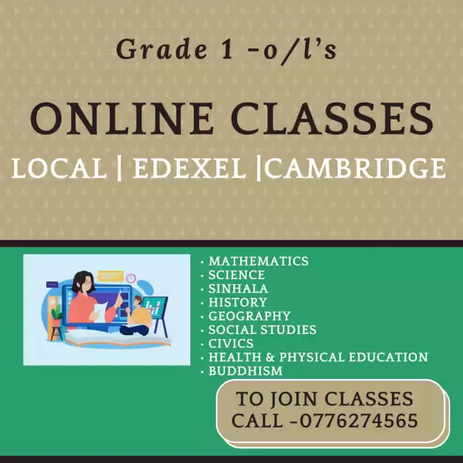 Grade 6 Science and Maths classes Group English medium