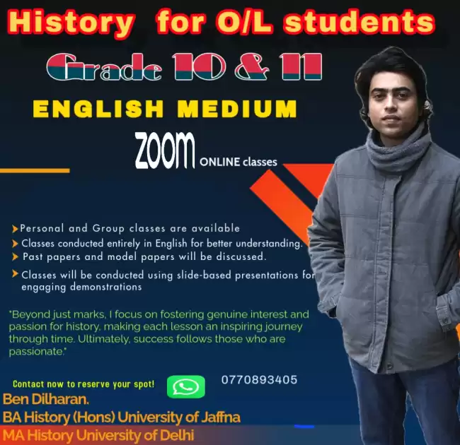 Grade 6 to 11 History English Medium