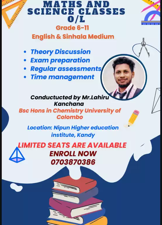 Grade 6 to 11 Mathematics & Science classes