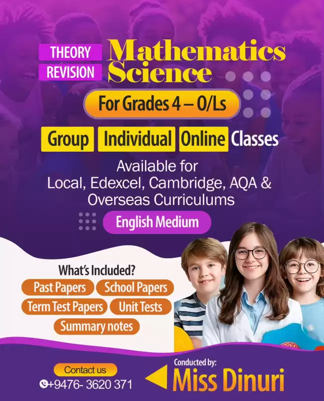 Grade 8/10/11 group and individual Theory and Revision classes