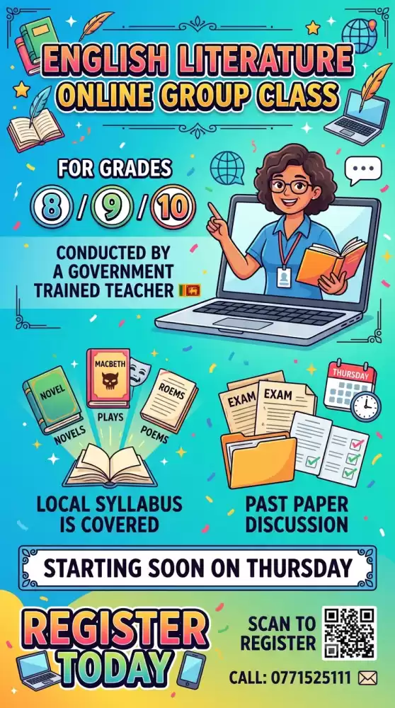 Grade 8/9/10 English Literature