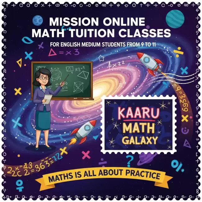 Grade 9 to 11 Maths English medium Online Classes