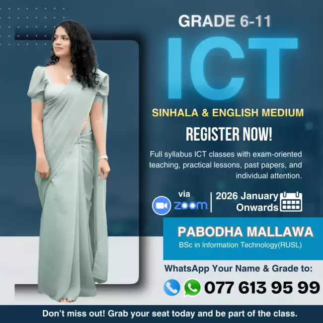 Grade6-11 Online ICT Class