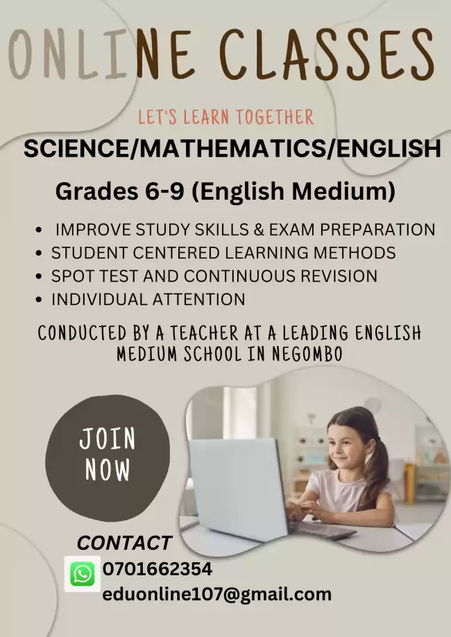 Grades 6-9 Mathematics (English Medium)