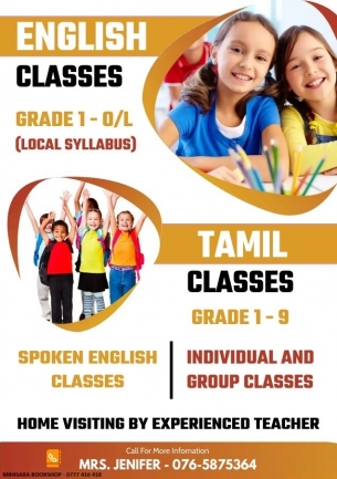 Group and individual classes home  visiting available