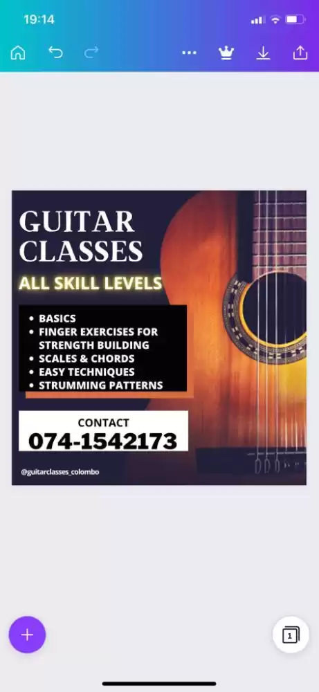 Guitar classes