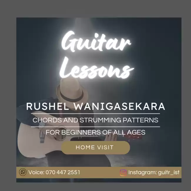 GUITAR LESSONS—HOME VISITS