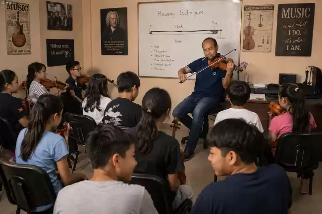 GUITAR, VIOLIN, ORGAN, PIANO CLASSES