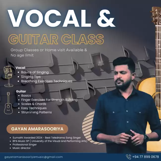 Guitar & vocal class