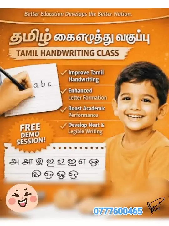 Handwriting class for grade one and 4+