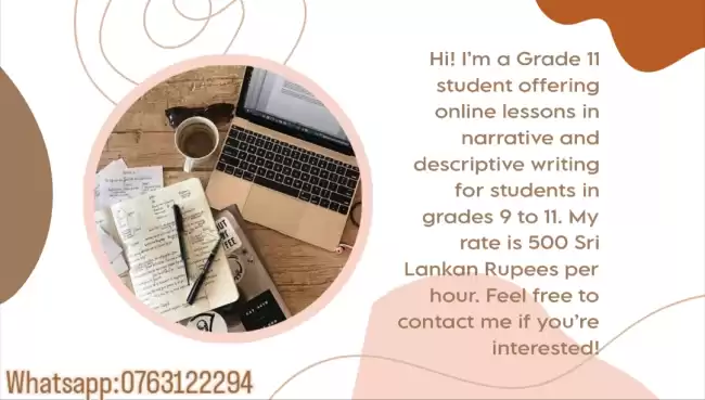 Hi there 😊 English teacher here!