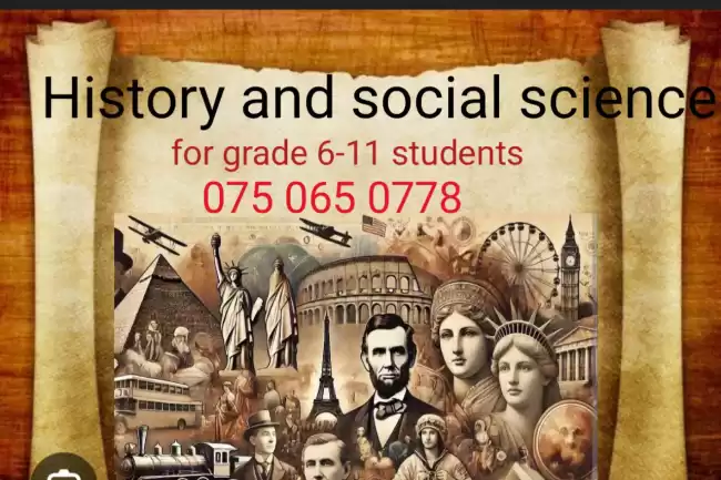 History classes for grade 6-11 students
