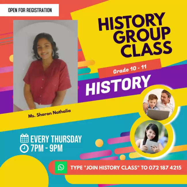 History English Medium Group Class